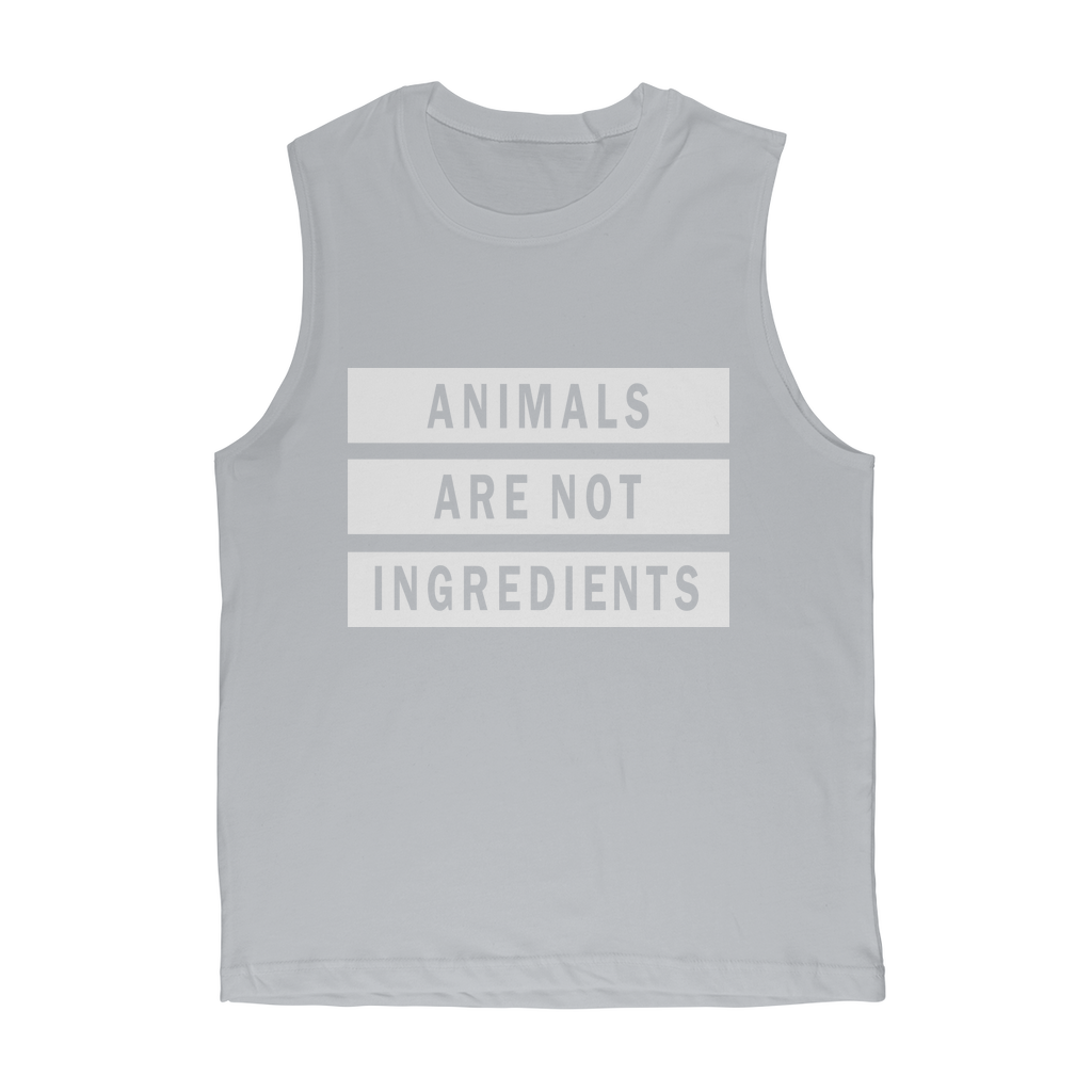 "Animals Are Not Ingredients" Classic Muscle Tee - Veganious