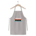 Vegan Pride - White Logo Premium Jersey Apron - Veganious