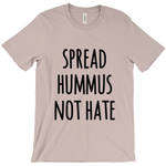 "Spread Hummus Not Hate" Unisex T-Shirt - Black Logo - Veganious