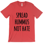 "Spread Hummus Not Hate" Unisex T-Shirt - Black Logo - Veganious