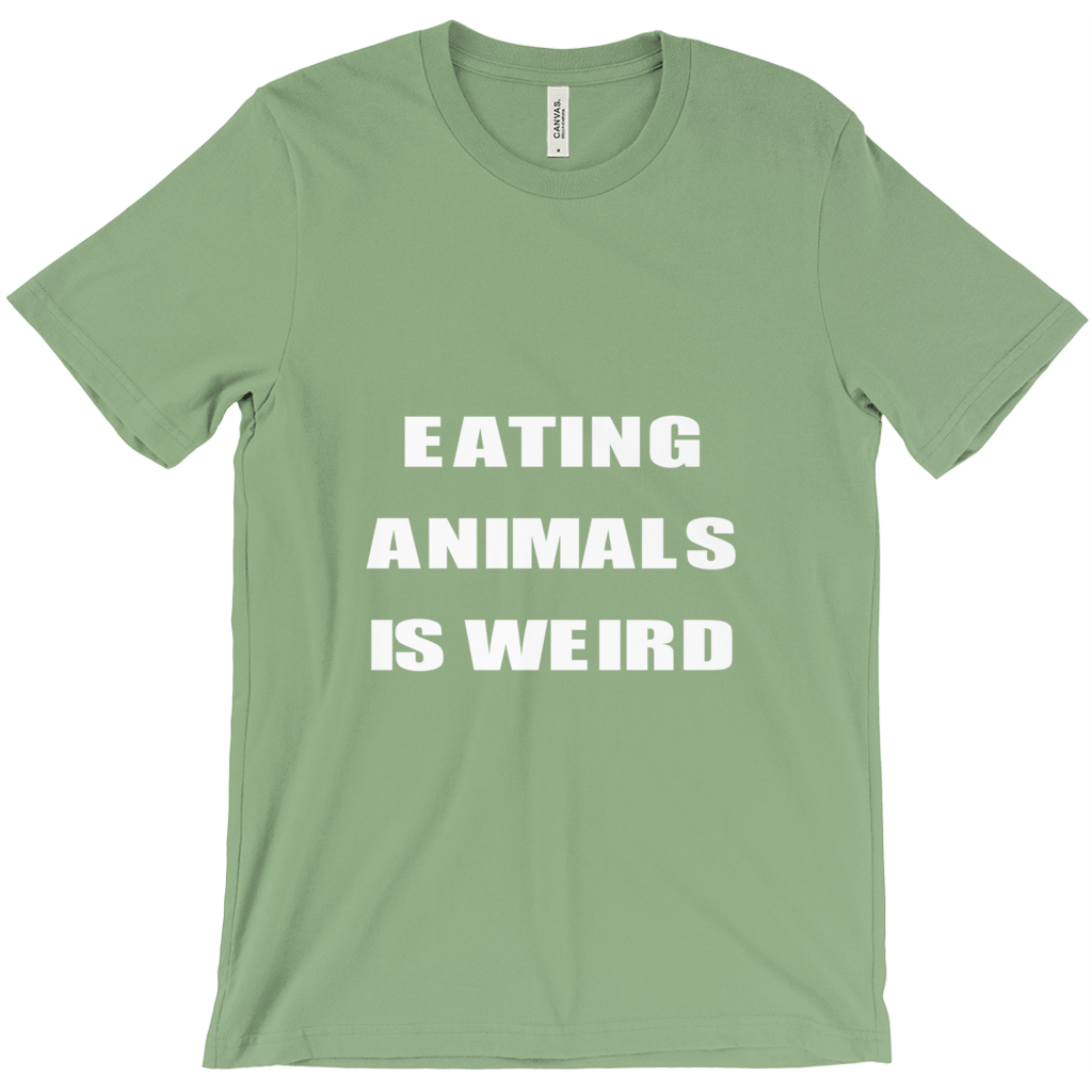 "Eating Animals Is Weird" Unisex T-Shirt - Veganious