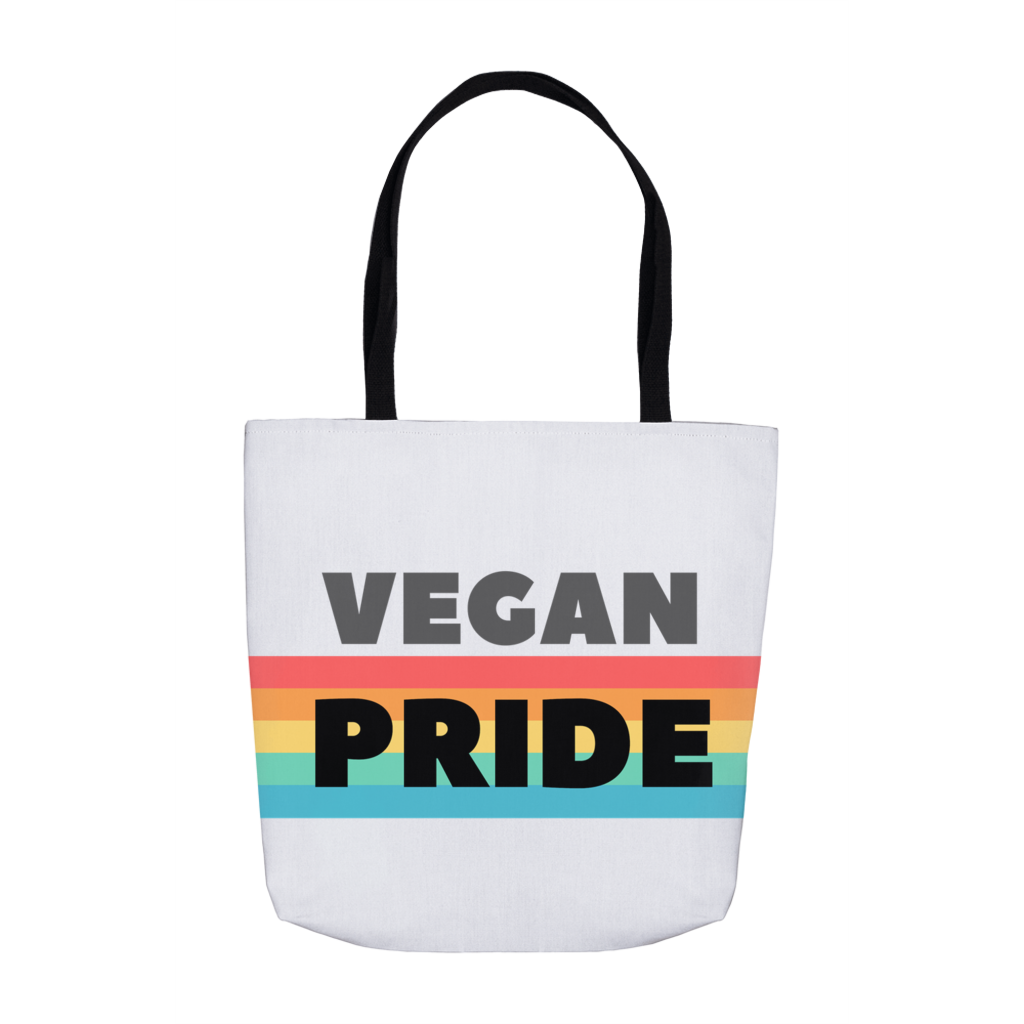 "Vegan Pride" 13-Inch Tote Bag - Veganious