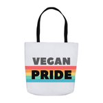 "Vegan Pride" 13-Inch Tote Bag - Veganious