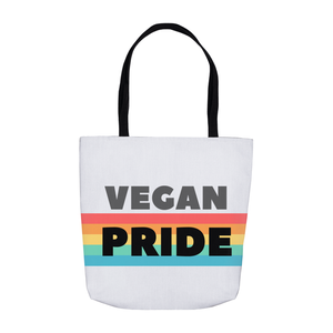 "Vegan Pride" 13-Inch Tote Bag - Veganious