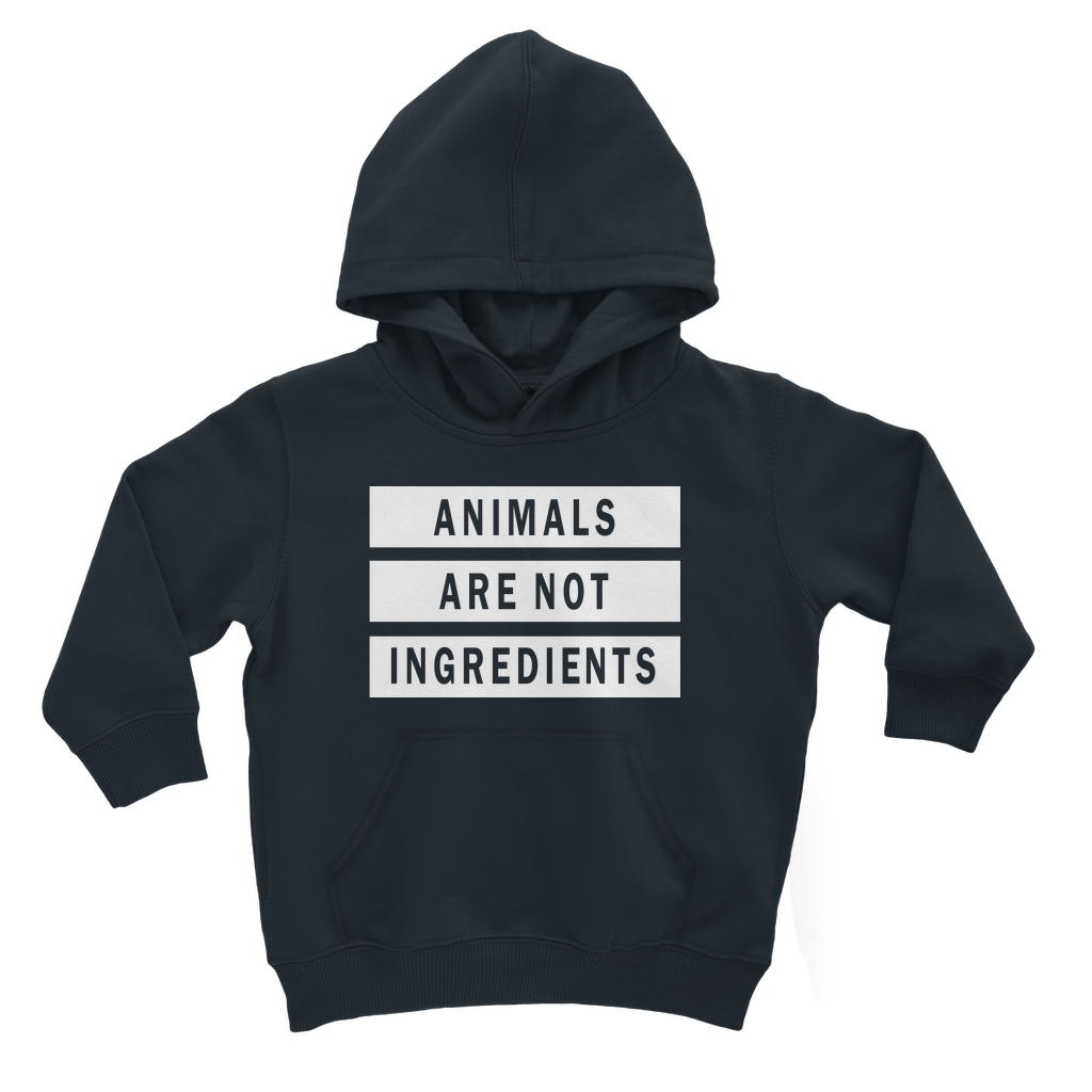 "Animals Are Not Ingredients" Classic Kid Hoodie - Veganious