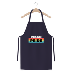 Vegan Pride - White Logo Premium Jersey Apron - Veganious