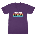 Vegan Pride - White Logo Classic Adult T-Shirt - Veganious