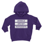 "Animals Are Not Ingredients" Classic Kid Hoodie - Veganious