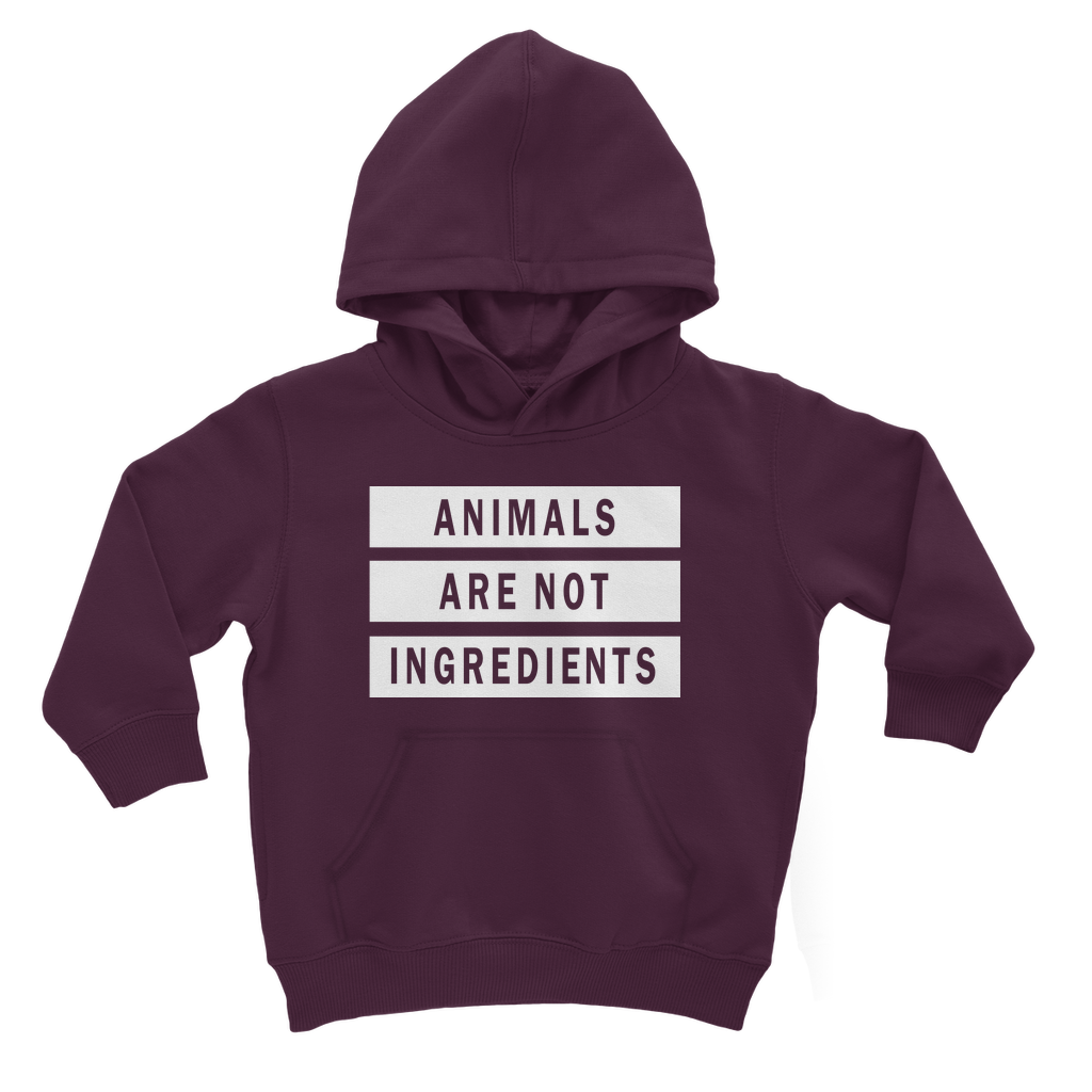 "Animals Are Not Ingredients" Classic Kid Hoodie - Veganious