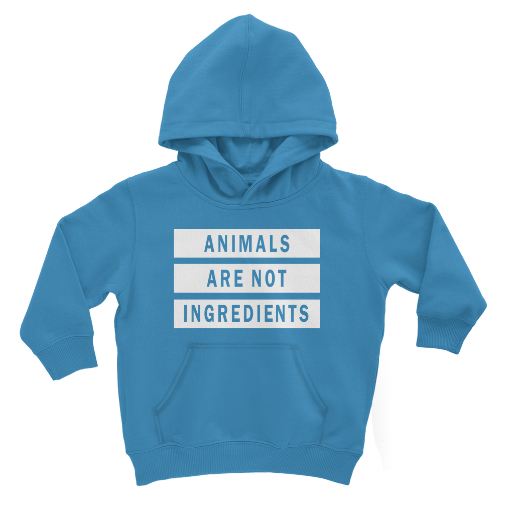 "Animals Are Not Ingredients" Classic Kid Hoodie - Veganious