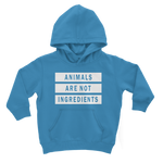 "Animals Are Not Ingredients" Classic Kid Hoodie - Veganious