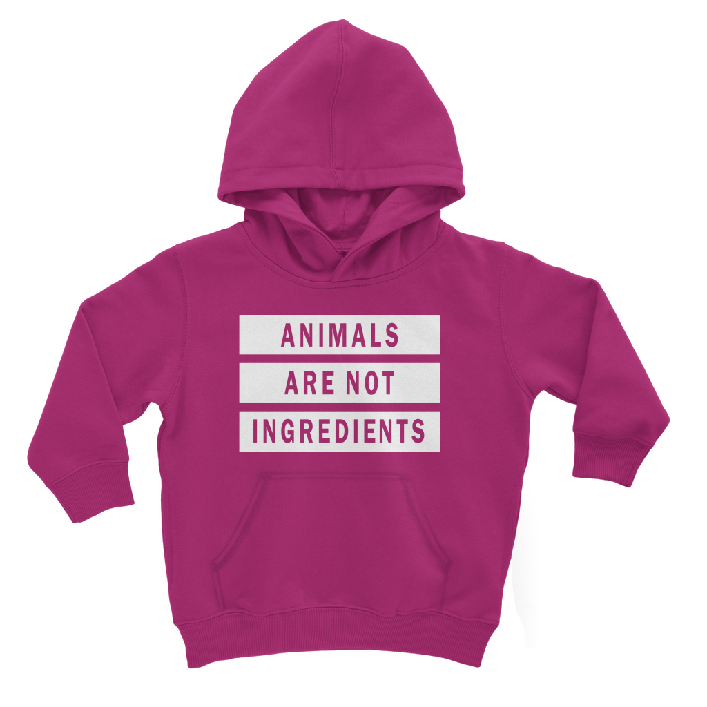 "Animals Are Not Ingredients" Classic Kid Hoodie - Veganious