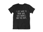 "WINE, ANIMALS, NAPS" T-Shirt - Veganious