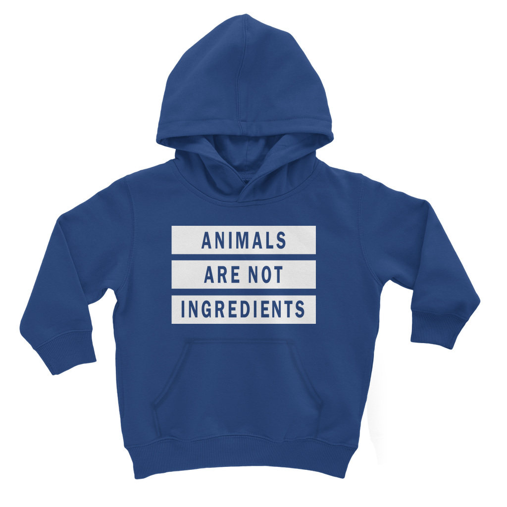 "Animals Are Not Ingredients" Classic Kid Hoodie - Veganious