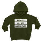 "Animals Are Not Ingredients" Classic Kid Hoodie - Veganious