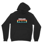 Vegan Pride - White Logo Classic Adult Hoodie - Veganious